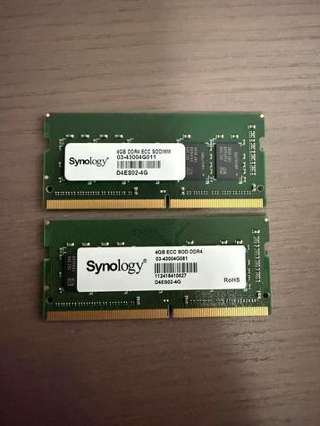 Synology D4ES02-4G SO-DIMM DDR4 (2X 4GB) beschikbaar voor biedingen
