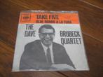 60s jazz dave brubeck take five, Cd's en Dvd's, Vinyl Singles, 7 inch, Single, Ophalen of Verzenden, Zo goed als nieuw