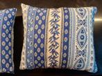 2 Provence kussentjes en 1 wit klein kussen, Huis en Inrichting, Woonaccessoires | Kussens, Ophalen of Verzenden, Zo goed als nieuw