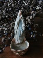 Wijwater bakje 'Maria' - porselein bisquit, Antiek en Kunst, Antiek | Religie, Ophalen of Verzenden