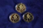 3 x gouden dukaat 1986 PROOF kwaliteit, Ophalen of Verzenden, Goud