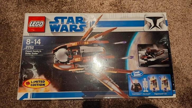 Lego Star Wars Count Dooku's Solar Sailer 7752, Kinderen en Baby's, Speelgoed | Duplo en Lego, Zo goed als nieuw, Lego, Complete set