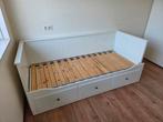 Ikea Hemnes Bedbank met 3 lades, Huis en Inrichting, Slaapkamer | Bedden, Wit, Tweepersoons, Ophalen of Verzenden, Zo goed als nieuw