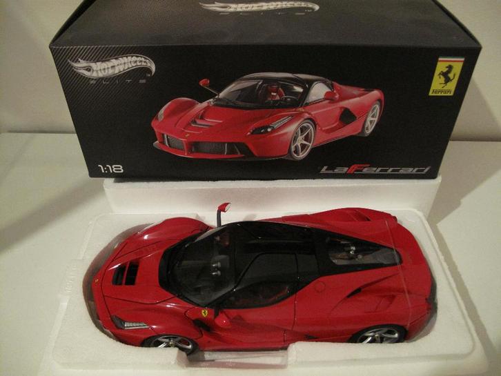 Ferrari LaFerrari - Mattel ELITE 1/18 ref : BCT79, Hobby en Vrije tijd, Modelauto's | 1:18, Nieuw, Auto, Overige merken, Verzenden