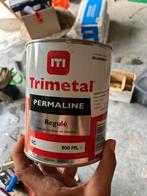 Trimetal permaline regule blauwgroen, Minder dan 5 liter, Ophalen of Verzenden, Zo goed als nieuw, Verf