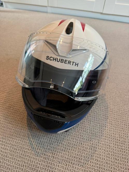 Schuberth c3Pro met sena 50R mt 58/59, Motoren, Kleding | Motorhelmen, Integraalhelm, Overige merken, Tweedehands, Ophalen of Verzenden
