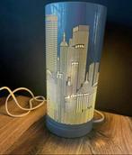 Lamp met skyline van New York, Ophalen of Verzenden, Zo goed als nieuw, Metaal, Minder dan 50 cm