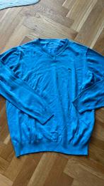 Fynch Hatton blauwe trui vhals xl, Blauw, Ophalen of Verzenden, Zo goed als nieuw, Maat 56/58 (XL)