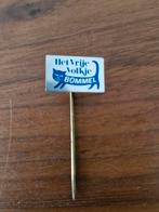 Sp 949 Vintage Het Vrije Volkje Bommel Speldje, Verzamelen, Speldjes, Pins en Buttons, Ophalen of Verzenden, Gebruikt, Overige onderwerpen