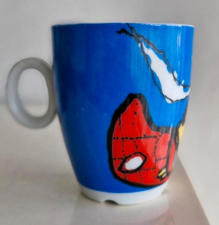 Beker Herman Brood, Huis en Inrichting, Keuken | Servies, Zo goed als nieuw, Kop(pen) en/of Schotel(s), Overige stijlen, Ophalen of Verzenden