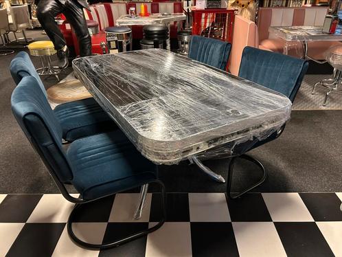 Uitverkoop Fifties Sixties Bel Air dinersets, nu 600 euro!!, Huis en Inrichting, Complete eetkamers, Zo goed als nieuw, Ophalen