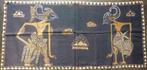 Batik Tulis wayangpoppen Java wandkleed 50x105 cm 1955 oud, Verzenden
