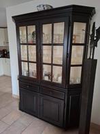 Glazen- buffetkast. Gratis afhalen., Huis en Inrichting, Kasten | Buffetkasten, Ophalen, Gebruikt, Glas, 150 tot 200 cm