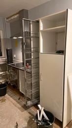 Uittrek draadmand 25 cm breed, Ophalen, Minder dan 50 cm, Gebruikt, Grijs