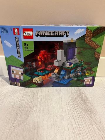 LEGO Minecraft The Ruined Portal 21172 beschikbaar voor biedingen