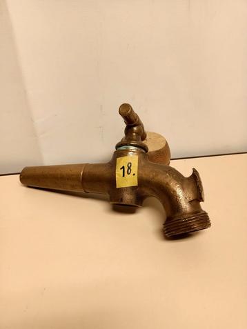 Antieke Messing Kraan - 27x16cm beschikbaar voor biedingen