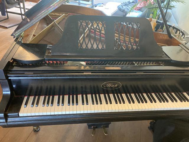 Ibach baby vleugel uit 1911, Muziek en Instrumenten, Piano's, Gebruikt, Vleugel, Zwart, Ophalen