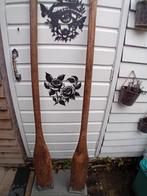 Houten Roeispanen / Punters Set van 2, Ophalen, Gebruikt, Overige typen