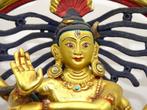 Goldface Rad van Shiva Nataraja uniek zeldzaam koper beeld, Ophalen of Verzenden, Gebruikt, Beeld(je), Hindoeïsme