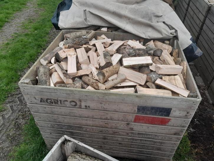 Droog essen brandhout direct stoken, Tuin en Terras, Haardhout, Minder dan 3 m³, Ophalen of Verzenden