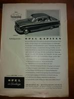 folder opel kapitan 1953, Ophalen of Verzenden, Opel, Zo goed als nieuw