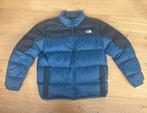 North Face Retro Nuptse Puffer Jas XL - Zwart/Blauw, Ophalen of Verzenden, Zo goed als nieuw, Maat 56/58 (XL), Blauw