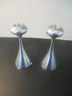 Alessi Turn me On  Kandelaars 2 x  Space Age  13,5 cm, Huis en Inrichting, Woonaccessoires | Kandelaars en Kaarsen, Ophalen of Verzenden