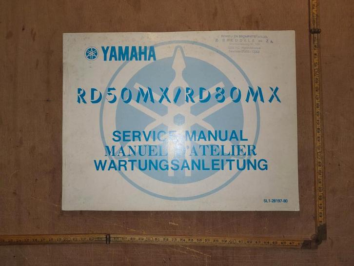 Werkplaats handboek Yamaha Rd50, Fietsen en Brommers, Handleidingen en Instructieboekjes, Ophalen of Verzenden