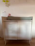 Vintage commode sixties wit, Ophalen, Gebruikt, 100 cm of meer, Voetruimte