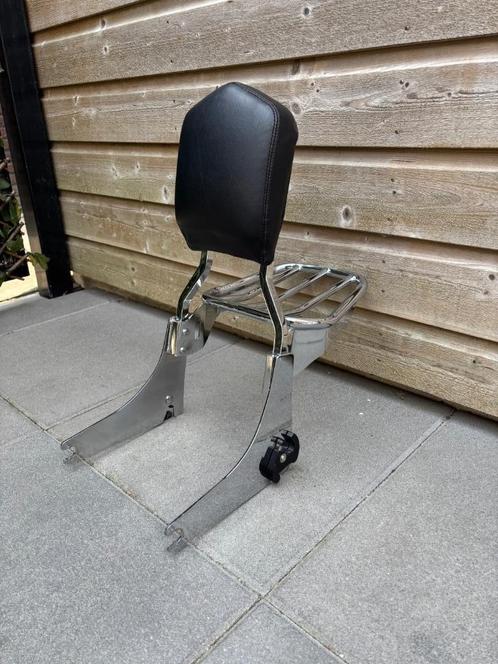Originele Harley-Davidson Sissybar + Bagagerek, Motoren, Onderdelen | Harley-Davidson, Gebruikt, Ophalen