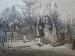 Kleuren litho Prins Willem IV in Amsterdam 1748, Amand, Verzenden