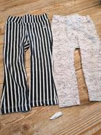 Twee leggings, een met wijde pijpen, Maat 80, Gebruikt, Ophalen of Verzenden, Maat 80