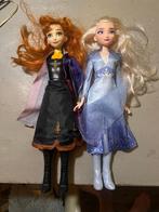 Anna en Elsa 2 barbiepoppen barbies Disney Frozen met licht!, Ophalen of Verzenden, Zo goed als nieuw, Pop