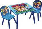 Nieuw in doos - Paw Patrol Tafel met 2 Stoelen, Nieuw, Overige typen, Ophalen of Verzenden