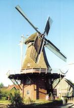 (GN148) Ansichtkaart Thesinge molen Germania 2000, Verzenden, 1980 tot heden, Ongelopen, Groningen