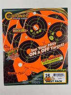 Doelstickers Caldwell Orange Peel bullseye targets 4" per 5, Ophalen of Verzenden, Nieuw