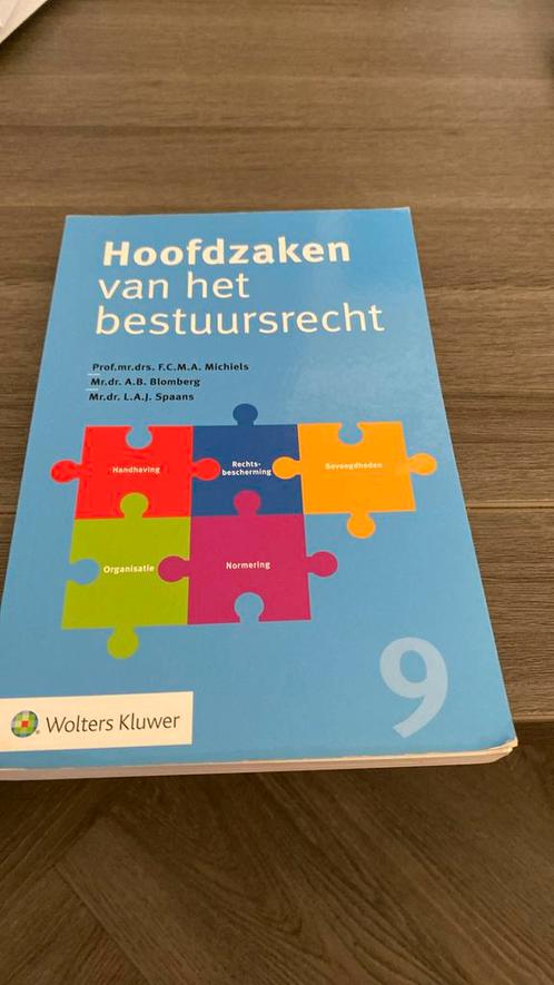 L.A.J. Spaans - Hoofdzaken van het bestuursrecht, Boeken, Wetenschap, Zo goed als nieuw, Ophalen of Verzenden