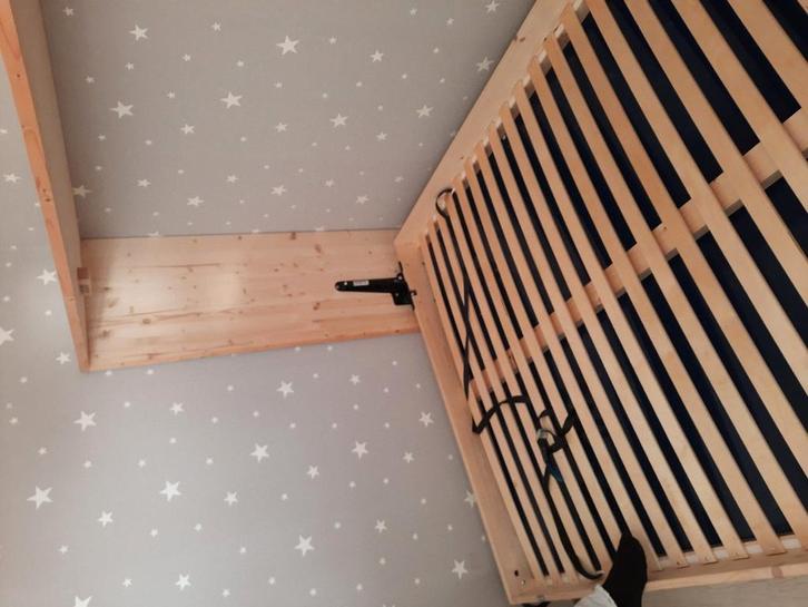 opklapbed, Huis en Inrichting, Slaapkamer | Matrassen en Bedbodems, Zo goed als nieuw, 140 cm, 200 cm, Tweepersoons, Ophalen of Verzenden
