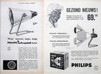 27 vintage advertenties hoogtezon 39-66 Philips Hanau zon, Ophalen of Verzenden, Gebruikt