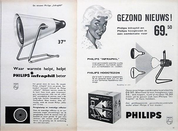 27 vintage advertenties hoogtezon 39-66 Philips Hanau zon, Verzamelen, Merken en Reclamevoorwerpen, Gebruikt, Ophalen of Verzenden