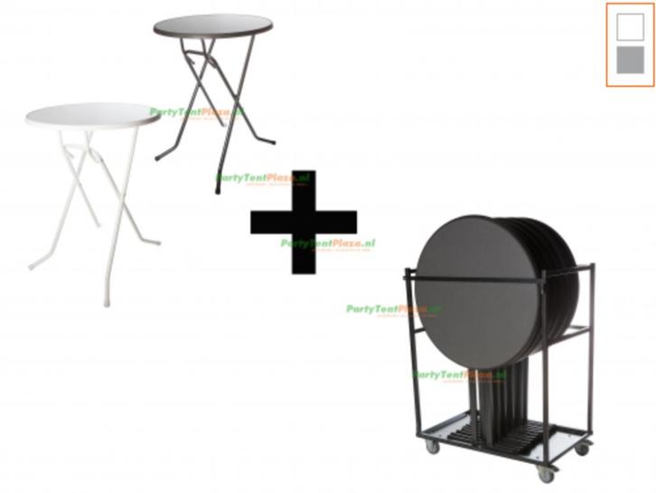 Combi deal statafels + trolley, dé hit voor winterfeest, Huis en Inrichting, Barren, Nieuw, Ophalen of Verzenden