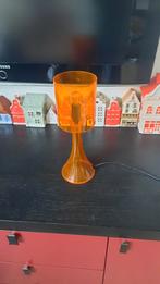 Plexiglas oranje lamp Jyh chiun plastic Ltd,lees beschrijvin, Huis en Inrichting, Lampen | Tafellampen, Ophalen of Verzenden, Zo goed als nieuw