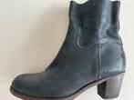 Te koop: leren laarzen, Shabbies, blauw, maat 39, Hoge laarzen, Blauw, Ophalen of Verzenden, Zo goed als nieuw