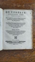William Cowper - Drie Hemelsche Tractaten - 1613 (!) vellum, Antiek en Kunst, Antiek | Boeken en Bijbels, Verzenden
