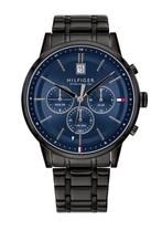 Stoere Tommy Hilfiger Kyle herenhorloge – TH1791633, Sieraden, Tassen en Uiterlijk, Horloges | Heren, Overige merken, Staal, Staal