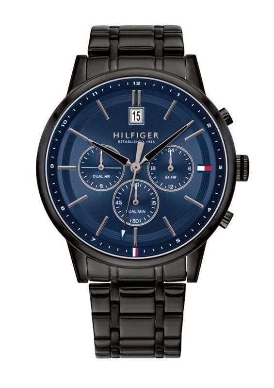 Stoere Tommy Hilfiger Kyle herenhorloge – TH1791633, Sieraden, Tassen en Uiterlijk, Horloges | Heren, Zo goed als nieuw, Polshorloge