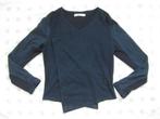 Aaiko donkerblauw vest, opengewerkt suède look S overslag, Aaiko, Blauw, Ophalen of Verzenden, Zo goed als nieuw