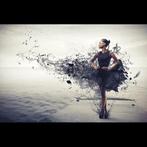 Giessenburg! Ballerina dancing on the pier op plexiglas, Huis en Inrichting, Ophalen, Zo goed als nieuw