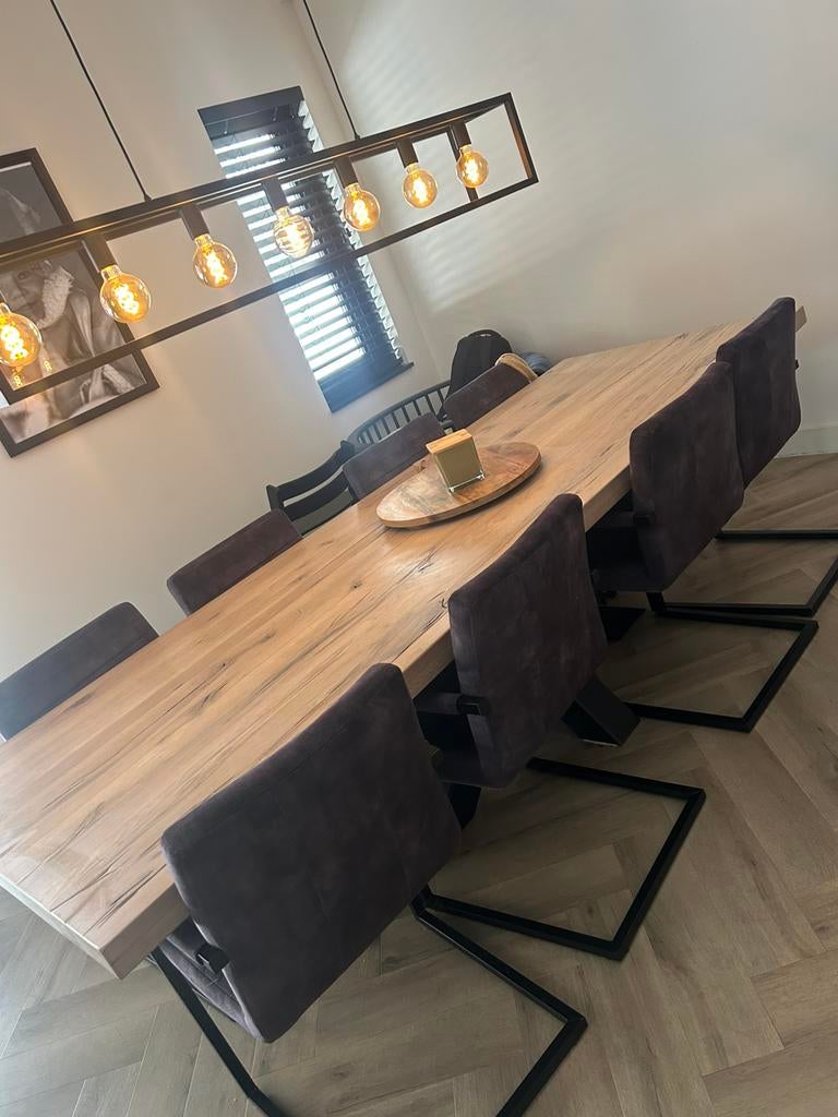 Eetkamer stoelen, Huis en Inrichting, Tafels | Eettafels, Ophalen of Verzenden, Zo goed als nieuw, Rechthoekig, 50 tot 100 cm