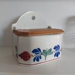Vintage wandzoutpot Boerenbont, Ophalen of Verzenden